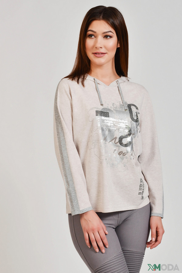Пуловер Rabe collection, размер 46, цвет серый - фото 1