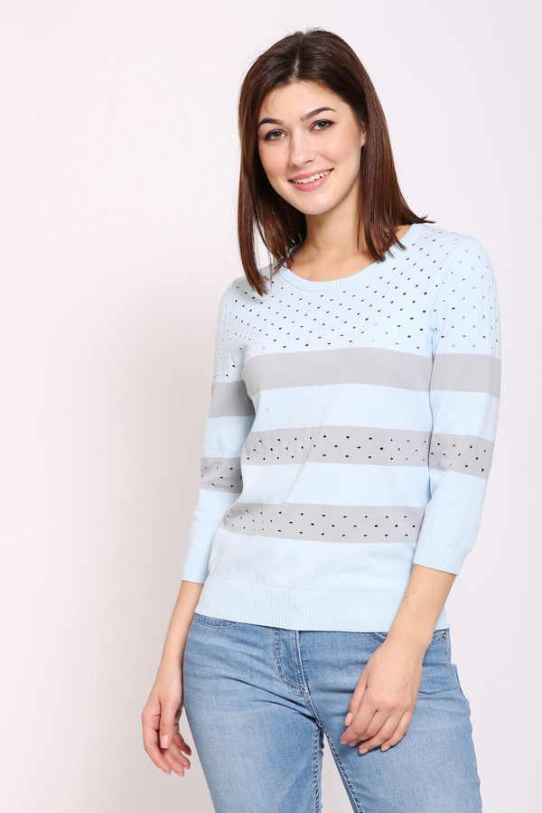 Пуловер Pezzo, размер 54, цвет голубой - фото 1