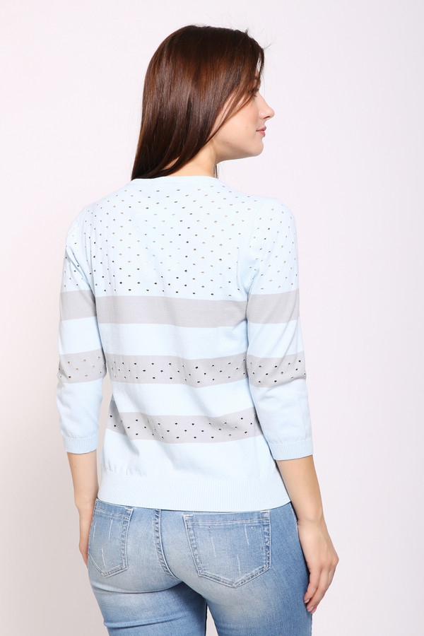 Пуловер Pezzo, размер 54, цвет голубой - фото 2