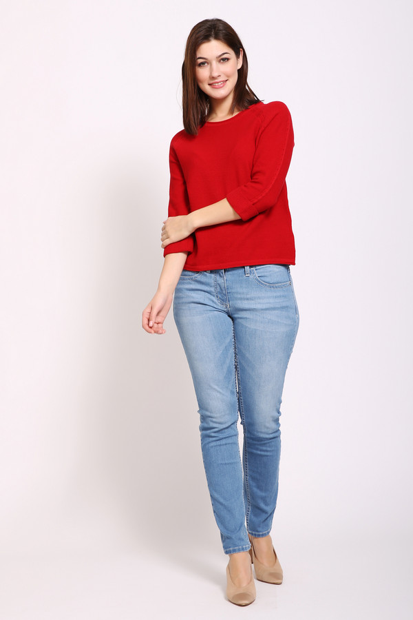 Пуловер Pezzo, размер 52, цвет красный - фото 4