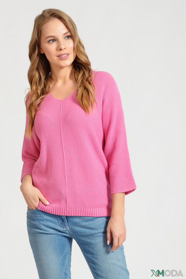 Пуловер Pezzo, размер 50, цвет розовый - фото 1