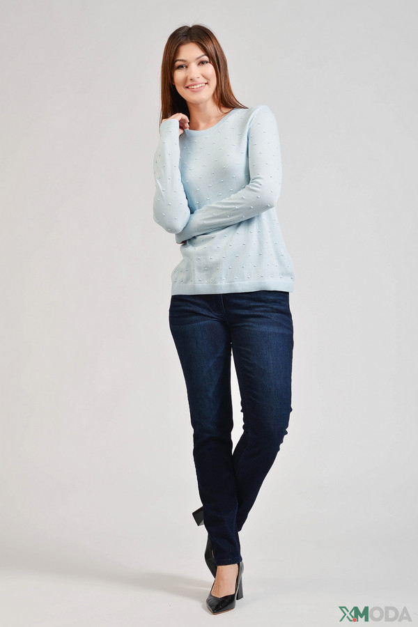 Пуловер Pezzo, размер 44, цвет голубой - фото 4