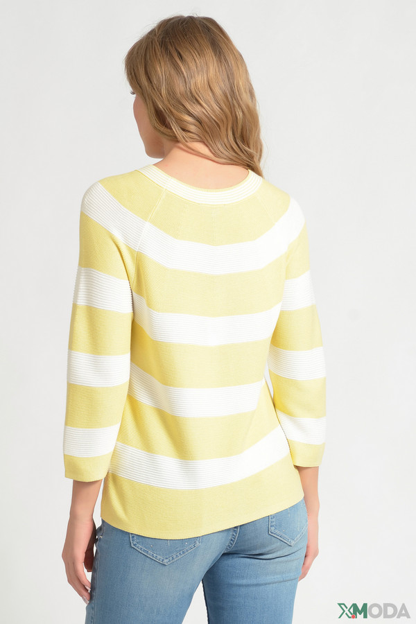 Пуловер Pezzo, размер 54, цвет жёлтый - фото 2