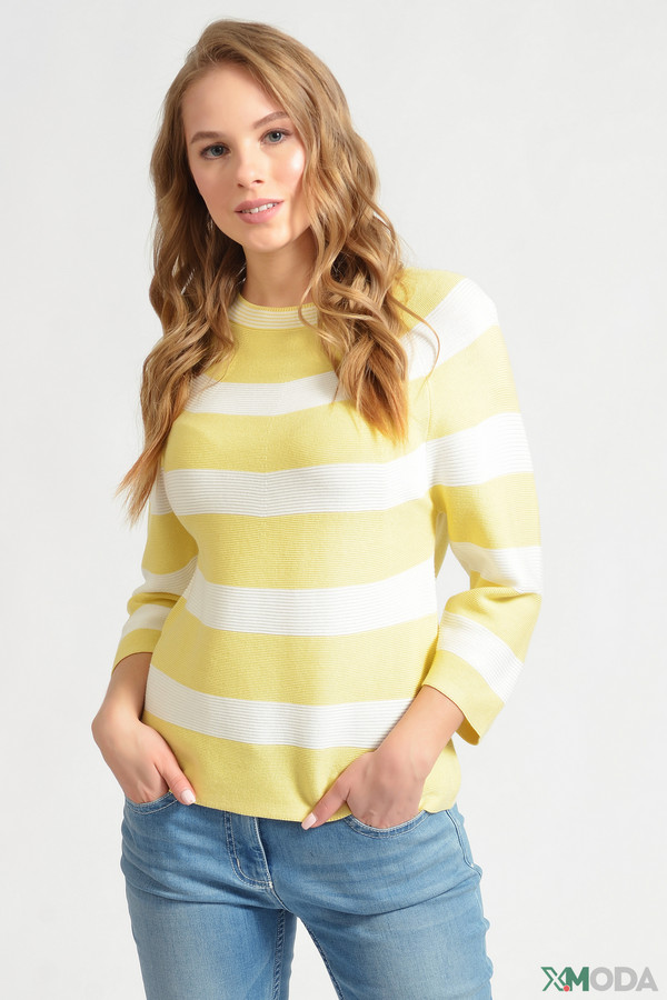 Пуловер Pezzo, размер 54, цвет жёлтый - фото 1
