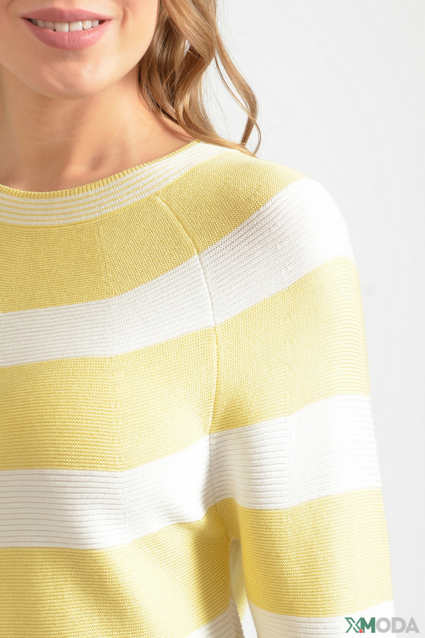 Пуловер Pezzo, размер 54, цвет жёлтый - фото 4