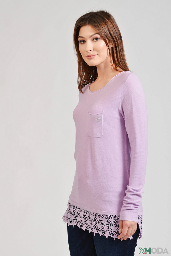 Пуловер Pezzo, размер 42, цвет розовый - фото 1