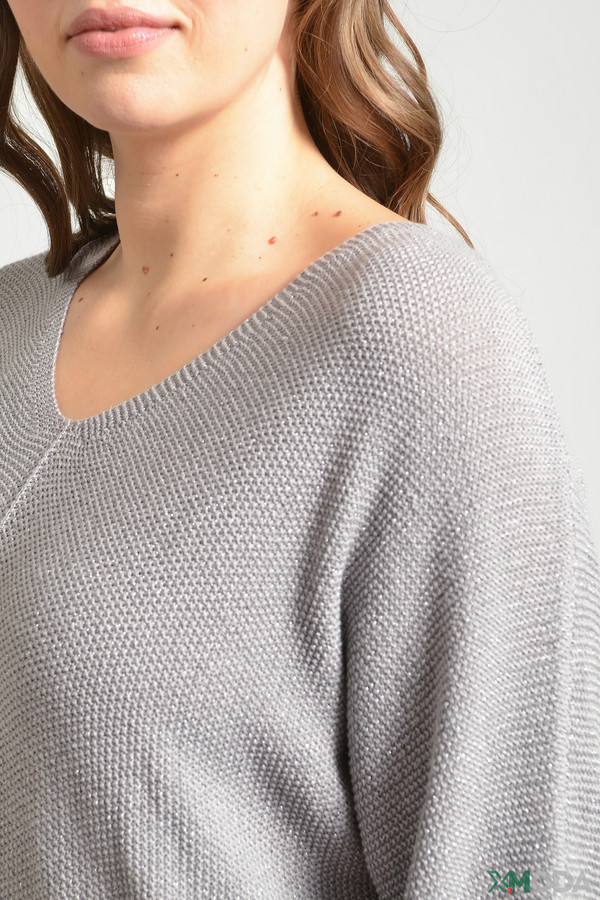Пуловер Pezzo, размер 44, цвет серый - фото 4