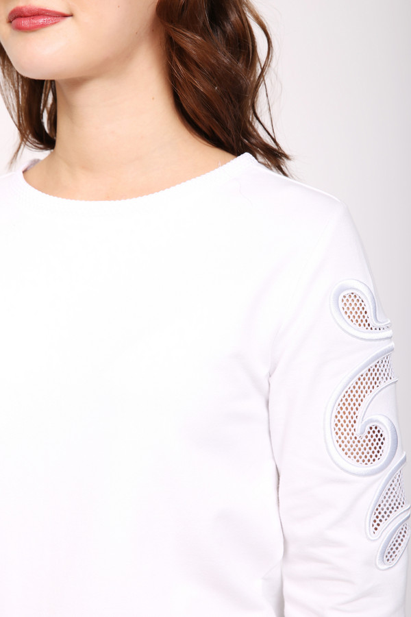 Пуловер Just Valeri, размер 48, цвет белый - фото 4