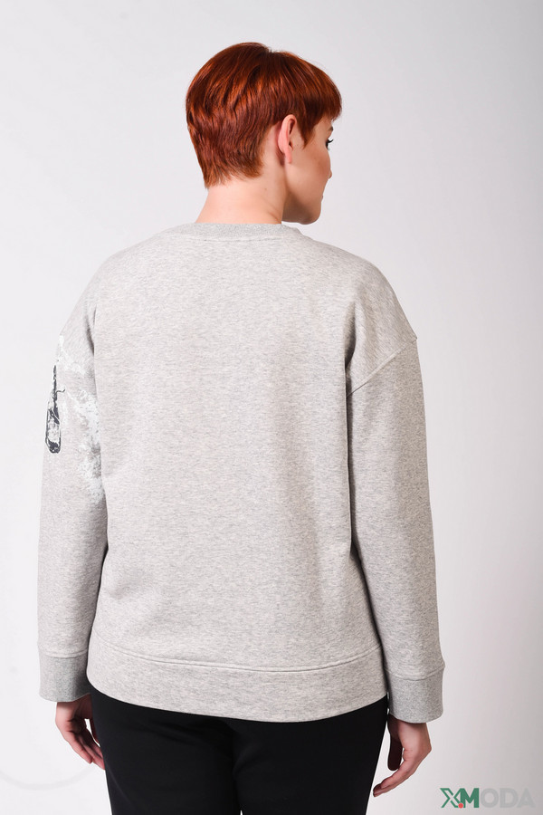 Пуловер Pezzo, размер 46, цвет серый - фото 2
