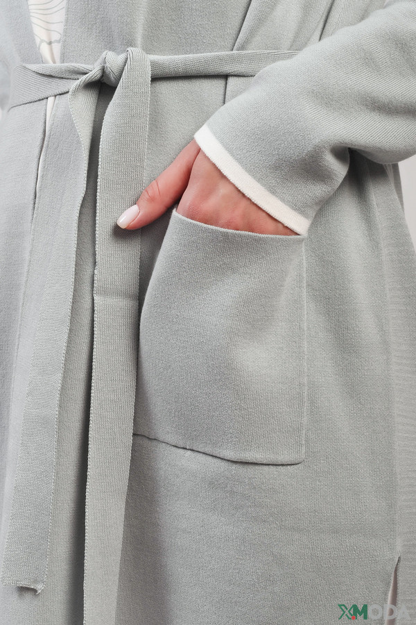 Жакет Comma, размер 48, цвет серый - фото 6