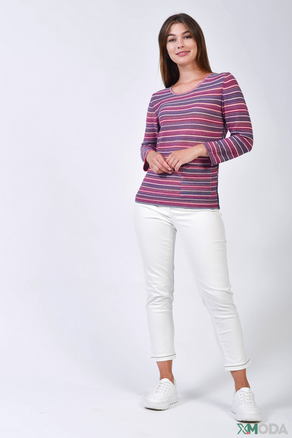 Пуловер Rabe collection, размер 46, цвет разноцветный - фото 3