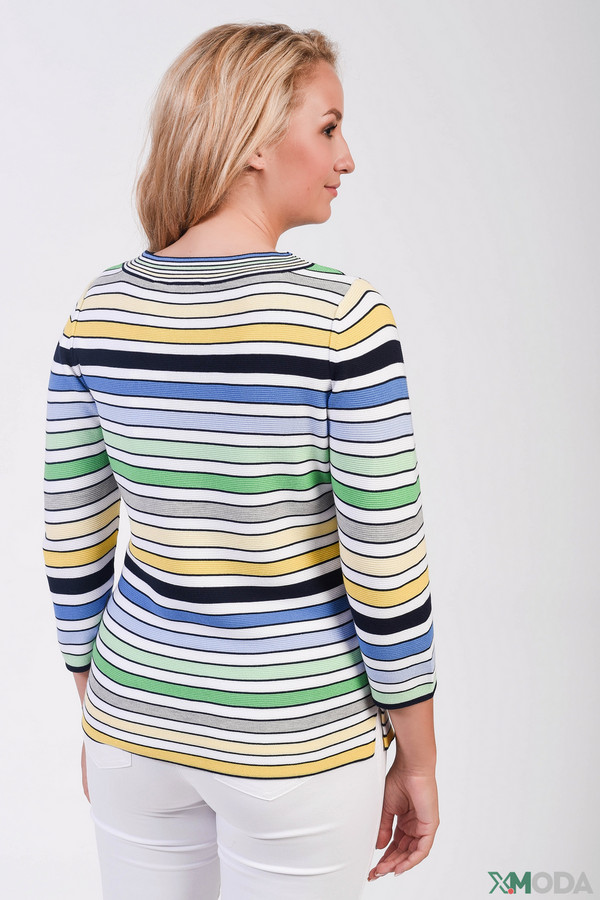 Пуловер Rabe collection, размер 48, цвет разноцветный - фото 2