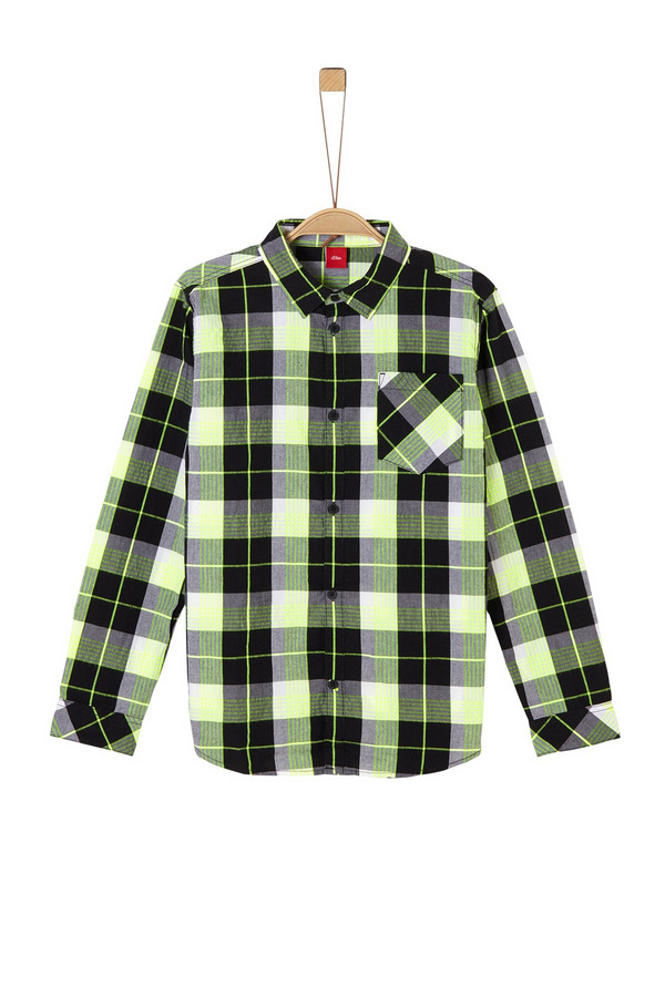 Рубашка s.Oliver, размер 36 Рост:140, цвет зелёный - фото 2