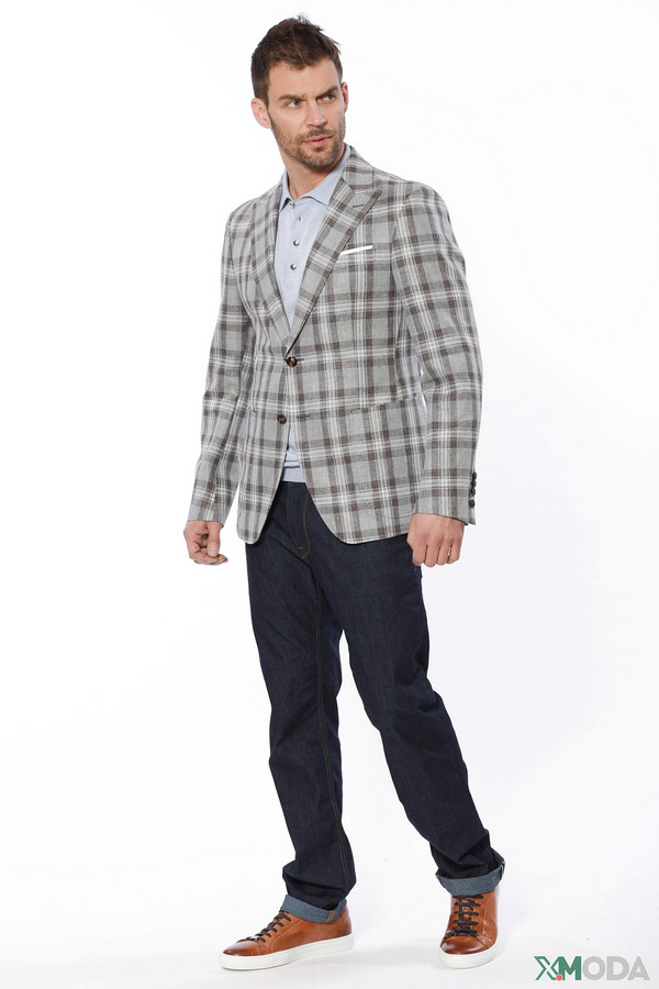 Пиджак Joop!, размер 52, цвет серый - фото 3