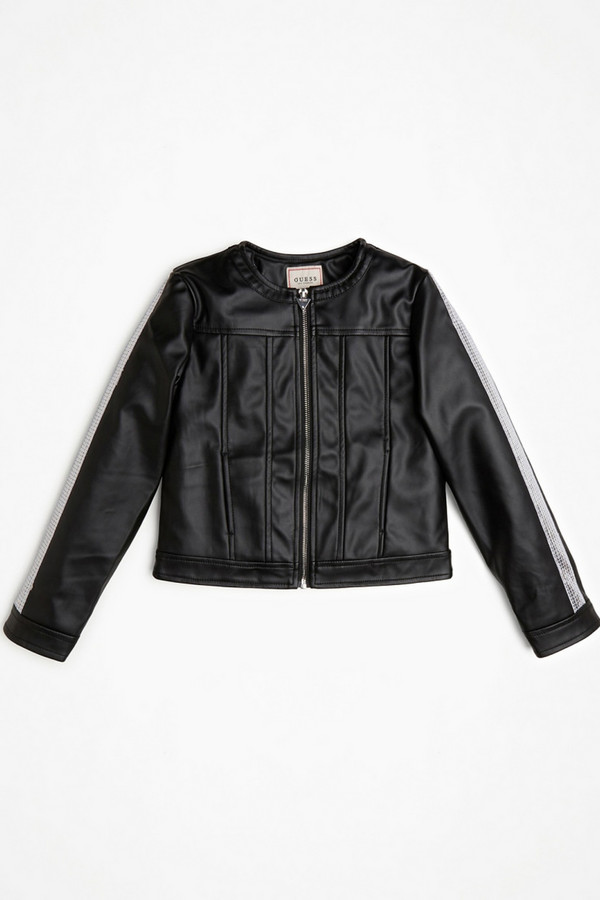 Куртка Guess, размер 40;152, цвет чёрный - фото 2
