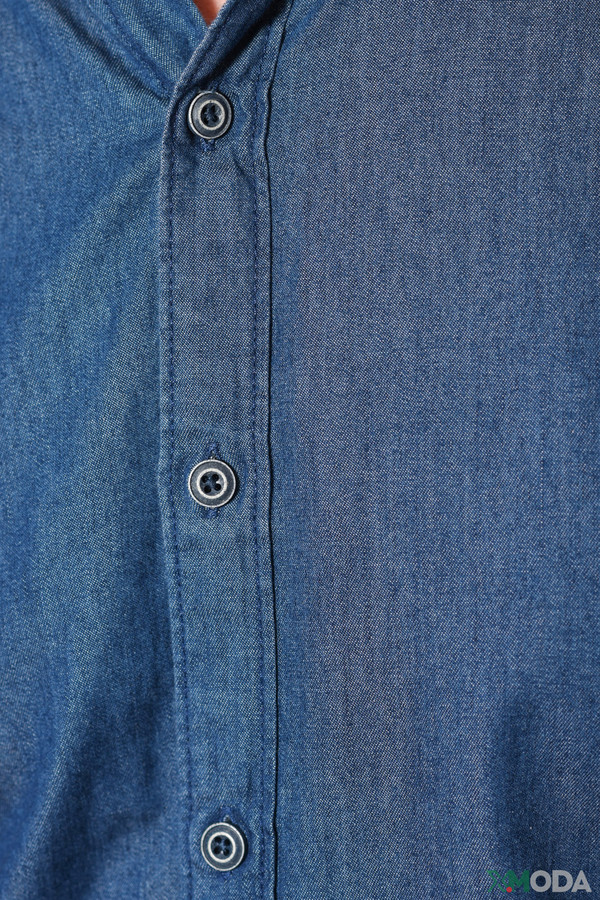 Рубашка с длинным рукавом Olymp, размер 43-44, цвет синий - фото 4