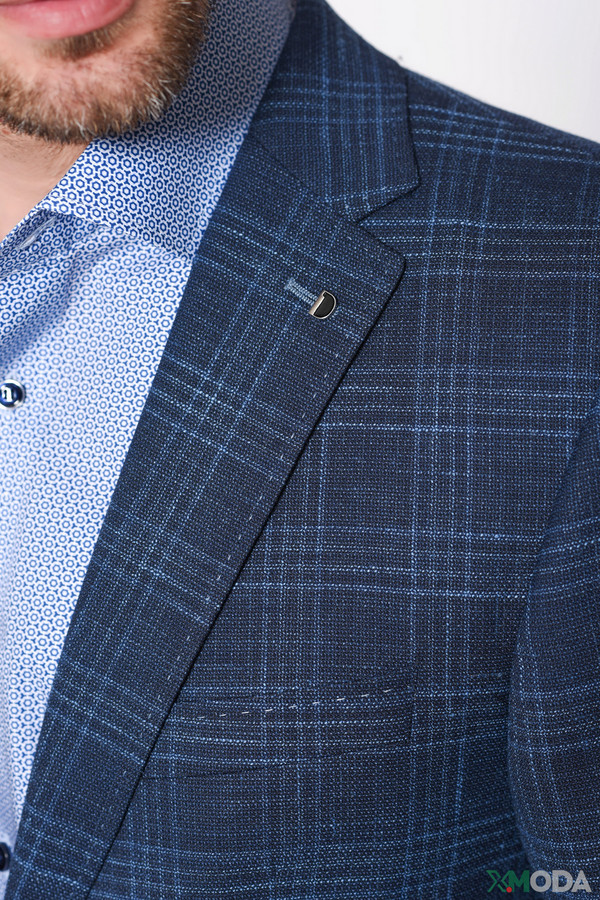 Пиджак Digel, размер 50, цвет синий - фото 4