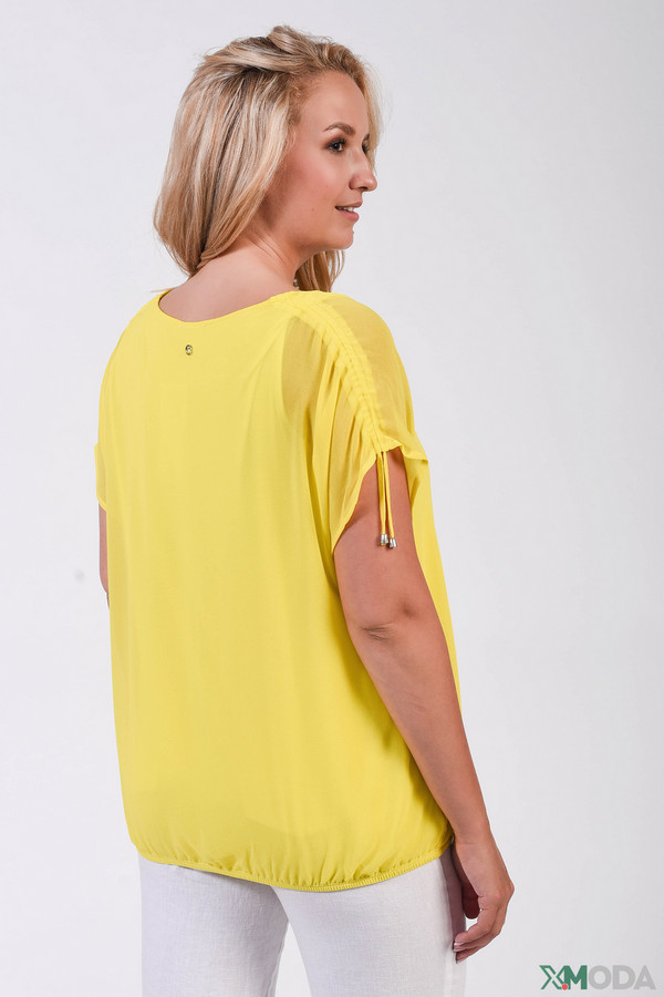 Блузa Frapp, размер 52, цвет жёлтый - фото 3