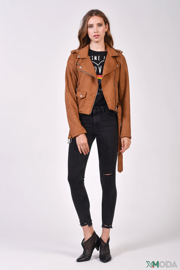 Куртка Alcott, размер 38, цвет коричневый - фото 3