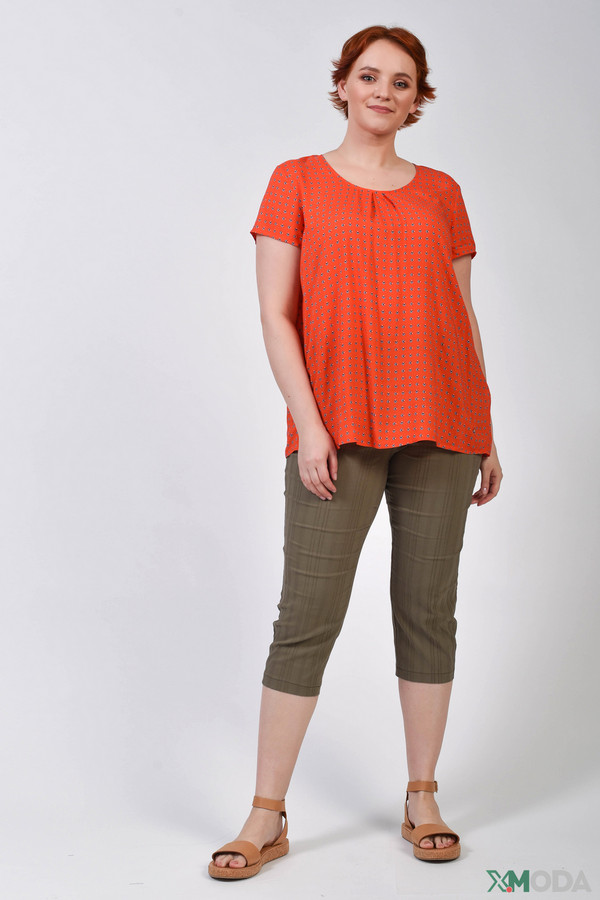 Блузa Samoon, размер 46, цвет оранжевый - фото 3