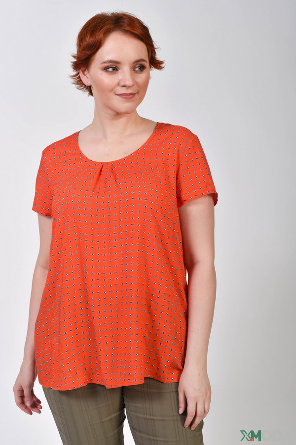 Блузa Samoon, размер 46, цвет оранжевый - фото 1