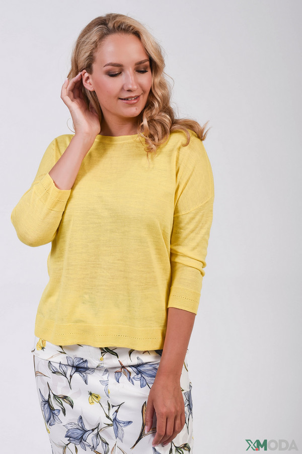 Пуловер Gerry Weber, размер 42, цвет жёлтый - фото 1