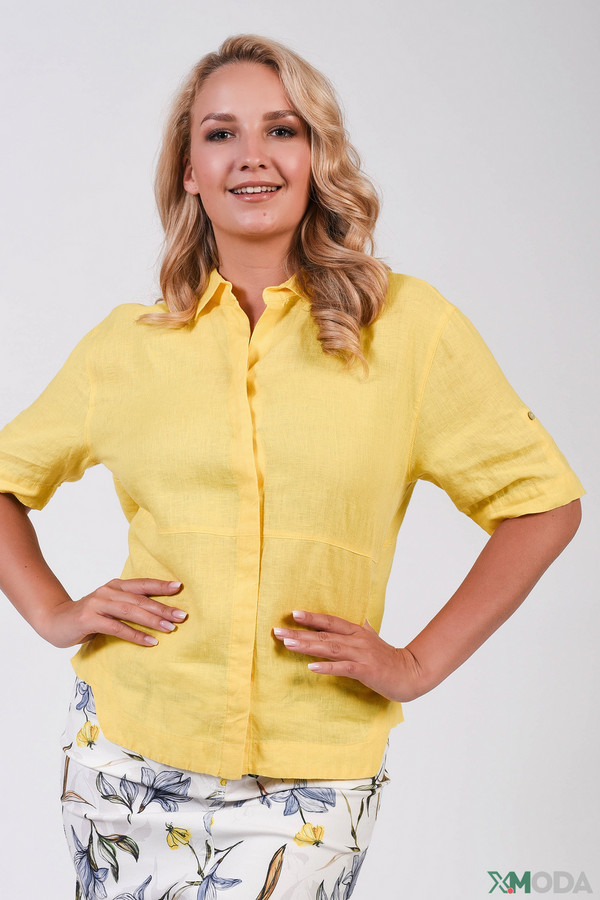 Блузa Gerry Weber, размер 42, цвет жёлтый - фото 1