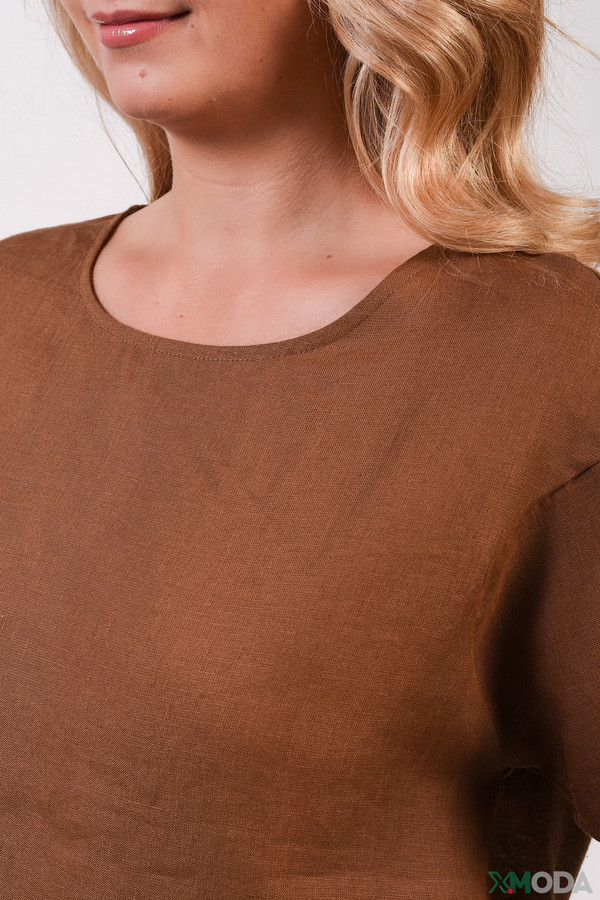 Блузa Gerry Weber, размер 48, цвет коричневый - фото 5