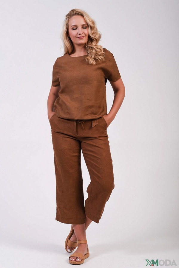 Блузa Gerry Weber, размер 48, цвет коричневый - фото 4