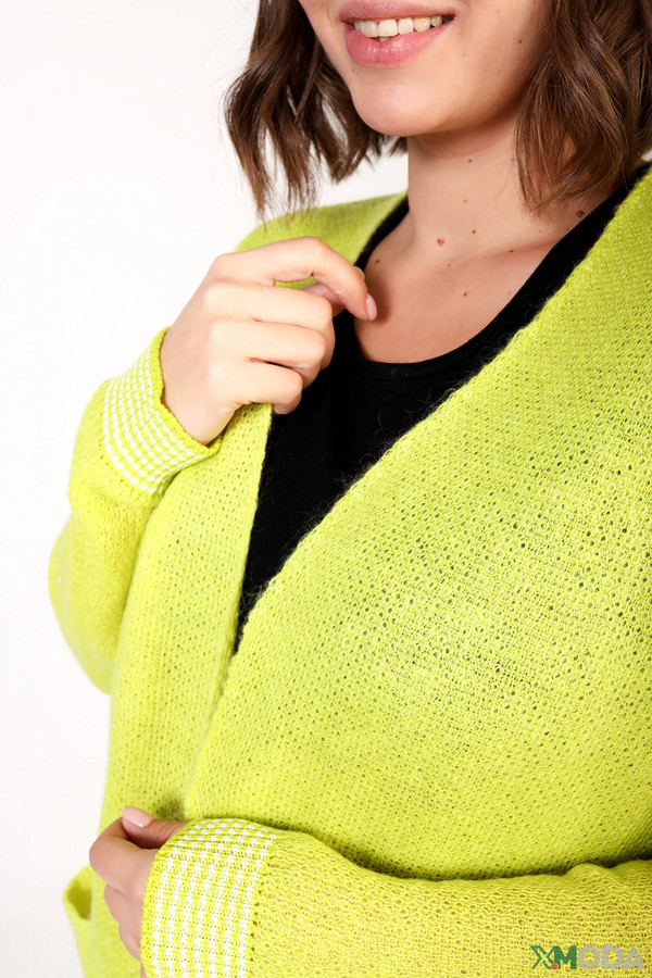 Жакет Frapp, размер 58, цвет зелёный - фото 4