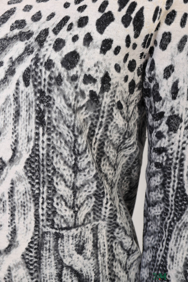 Пуловер Oui, размер 52, цвет серый - фото 4