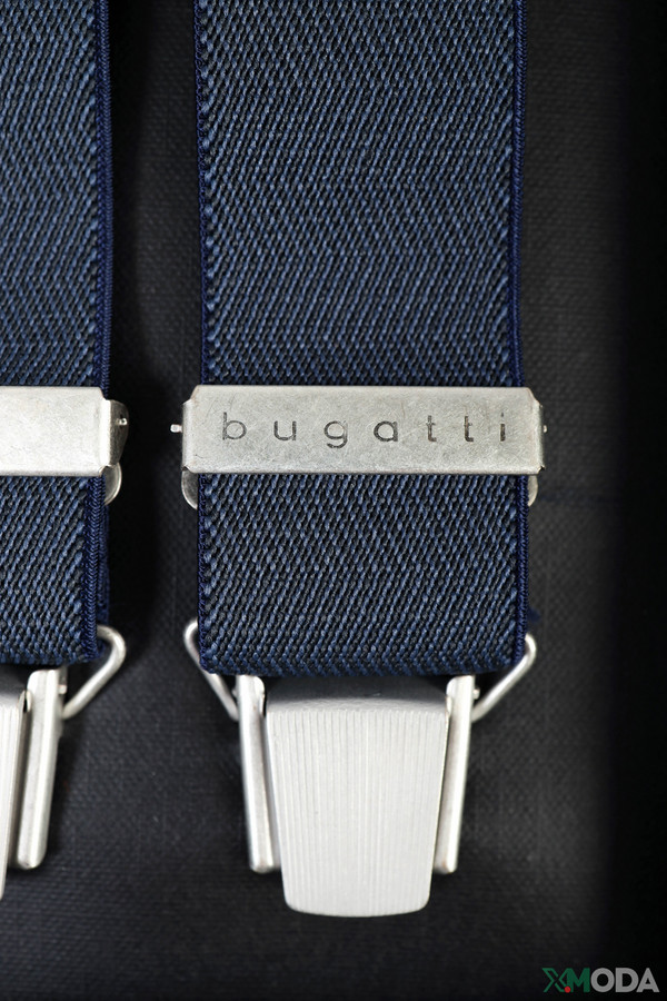 Подтяжки Bugatti, размер One, цвет синий - фото 2