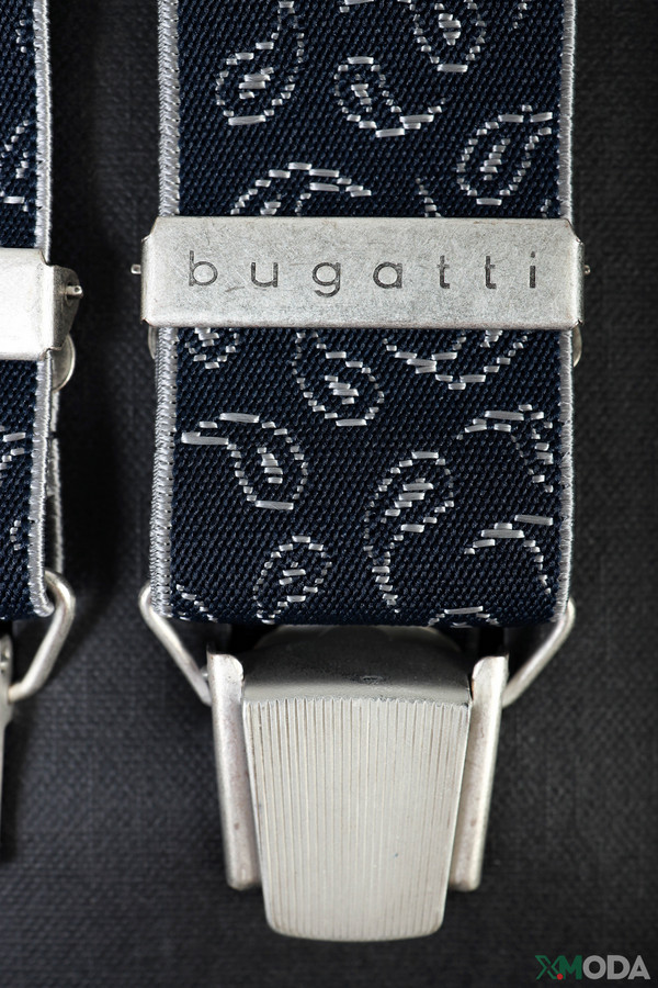 Подтяжки Bugatti, размер One, цвет синий - фото 2
