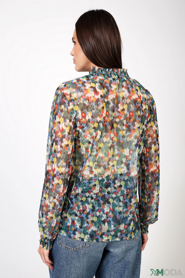 Блузa Set, размер 48, цвет разноцветный - фото 2