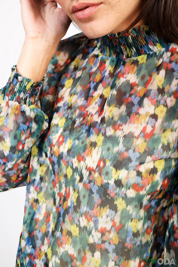 Блузa Set, размер 50, цвет разноцветный - фото 4