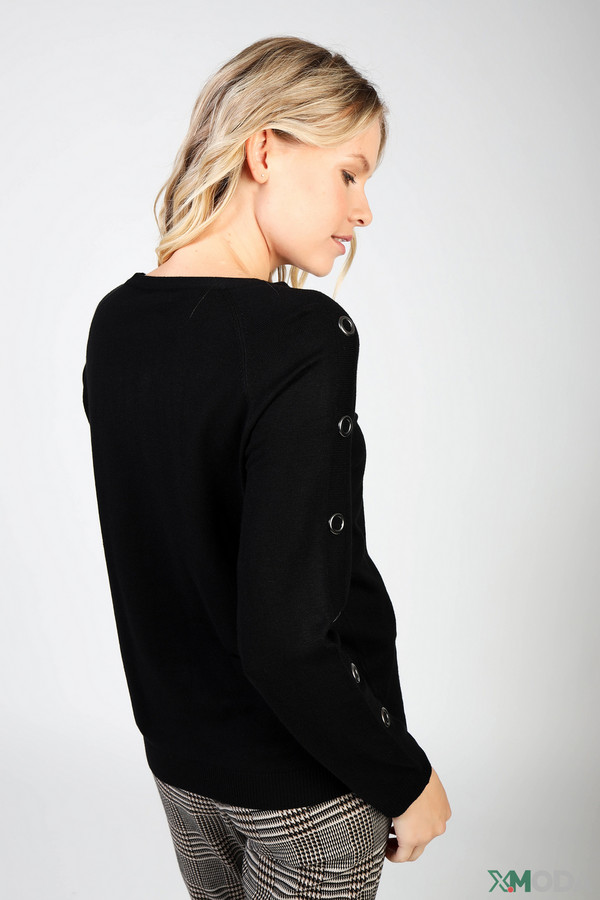 Пуловер Lebek, размер 44, цвет чёрный - фото 2