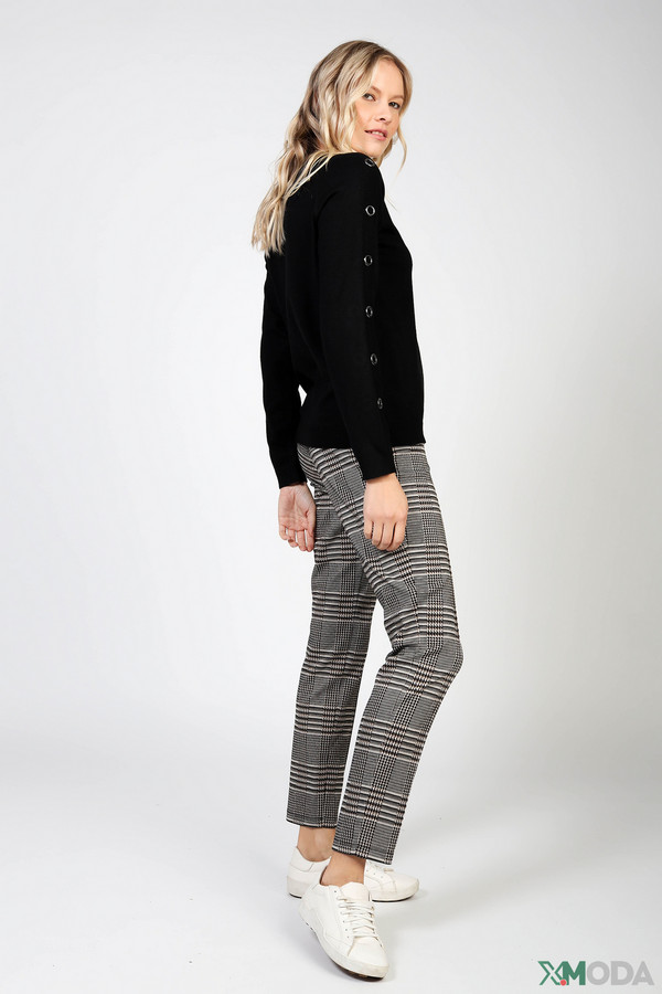 Пуловер Lebek, размер 44, цвет чёрный - фото 4