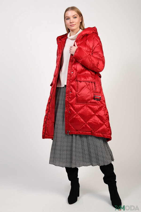 Пальто Marc Cain, размер 46, цвет красный - фото 1