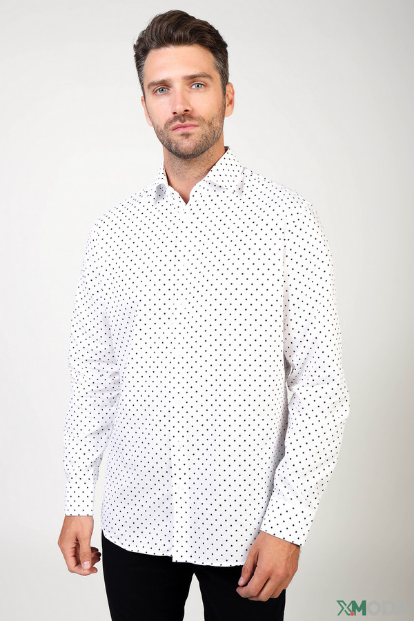 Рубашка с длинным рукавом Seidensticker, размер 42, цвет белый - фото 1