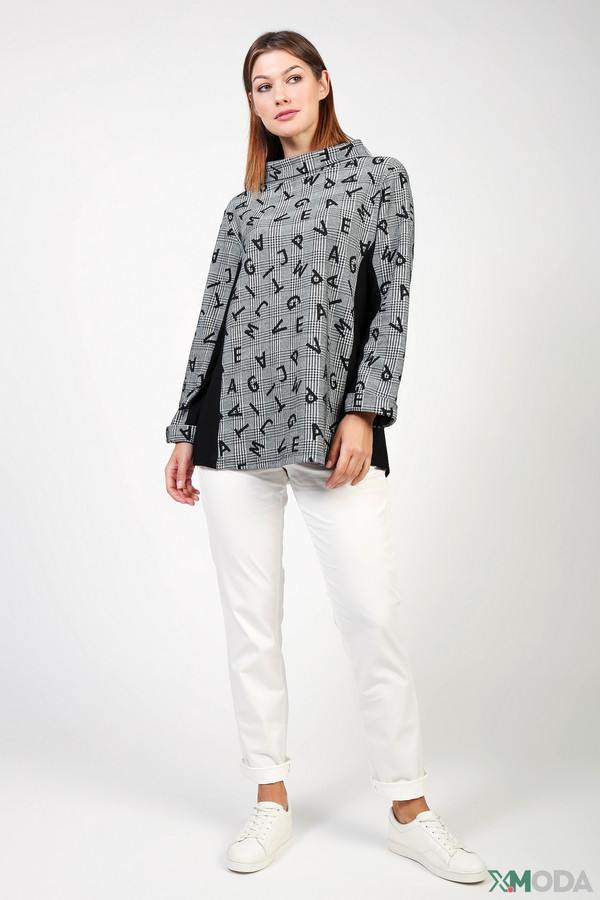 Пуловер Doris Streich, размер 50, цвет серый - фото 3