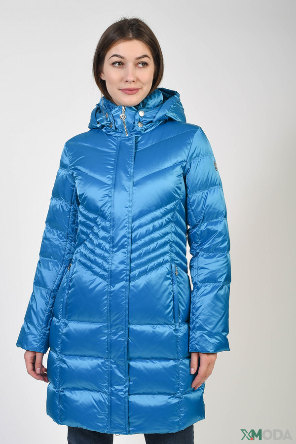 Пальто Sportalm, размер 48, цвет голубой - фото 2