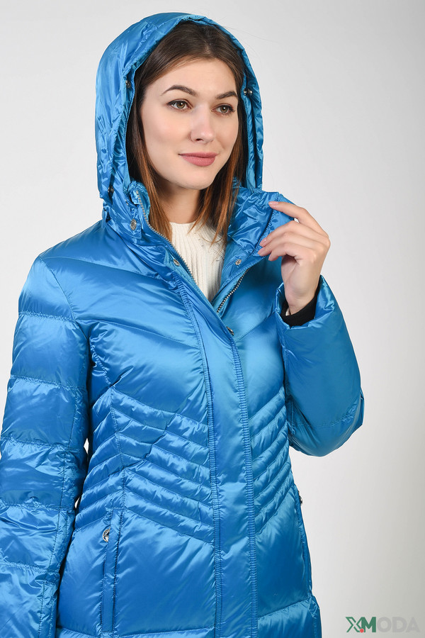 Пальто Sportalm, размер 48, цвет голубой - фото 5