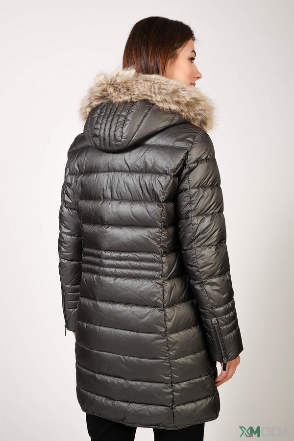 Пальто Milestone, размер 52, цвет серый - фото 3