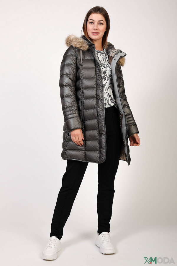 Пальто Milestone, размер 52, цвет серый - фото 5