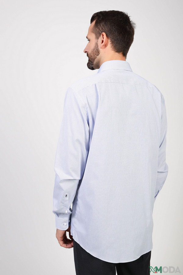 Рубашка с длинным рукавом Seidensticker, размер 41, цвет голубой - фото 2