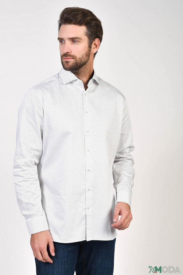 Рубашка с длинным рукавом Seidensticker, размер 41, цвет белый - фото 1