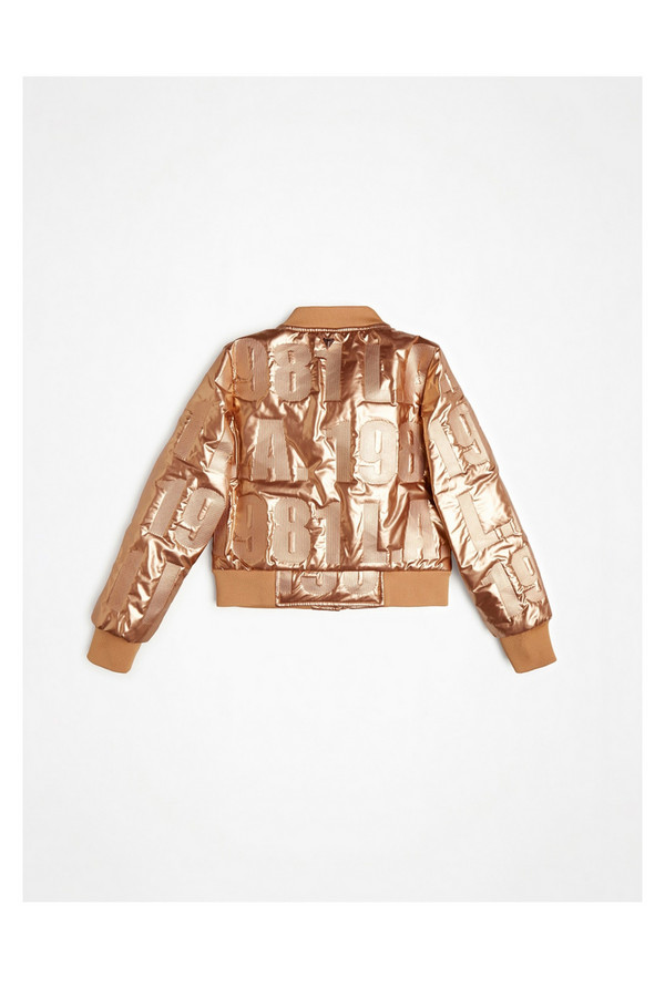 Куртка Guess, размер 36-140, цвет золотистый - фото 2