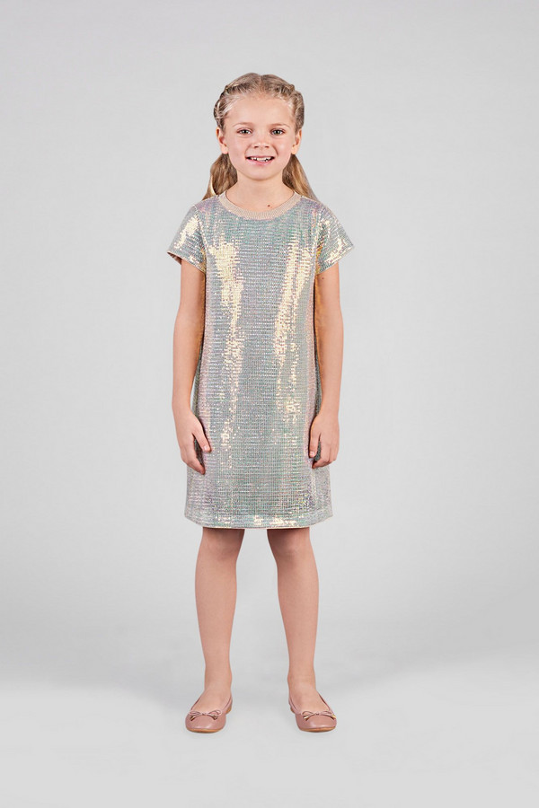Платье Choupette, размер 30-116, цвет серый - фото 1