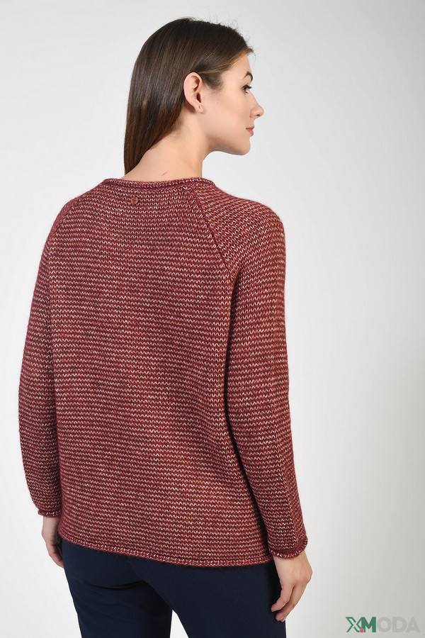 Пуловер Maerz, размер 44, цвет бордовый - фото 2
