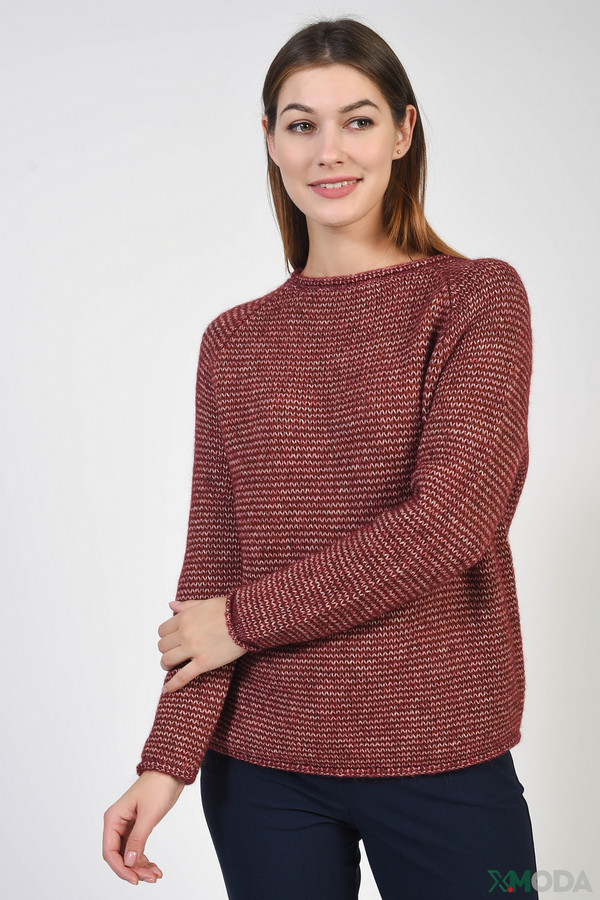 Пуловер Maerz, размер 44, цвет бордовый - фото 1